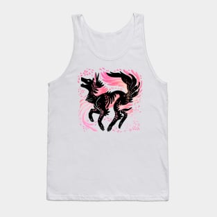 Cherry Blossom Wolf Tank Top